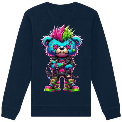 Punk Neon Teddy - Organic Sweatshirt