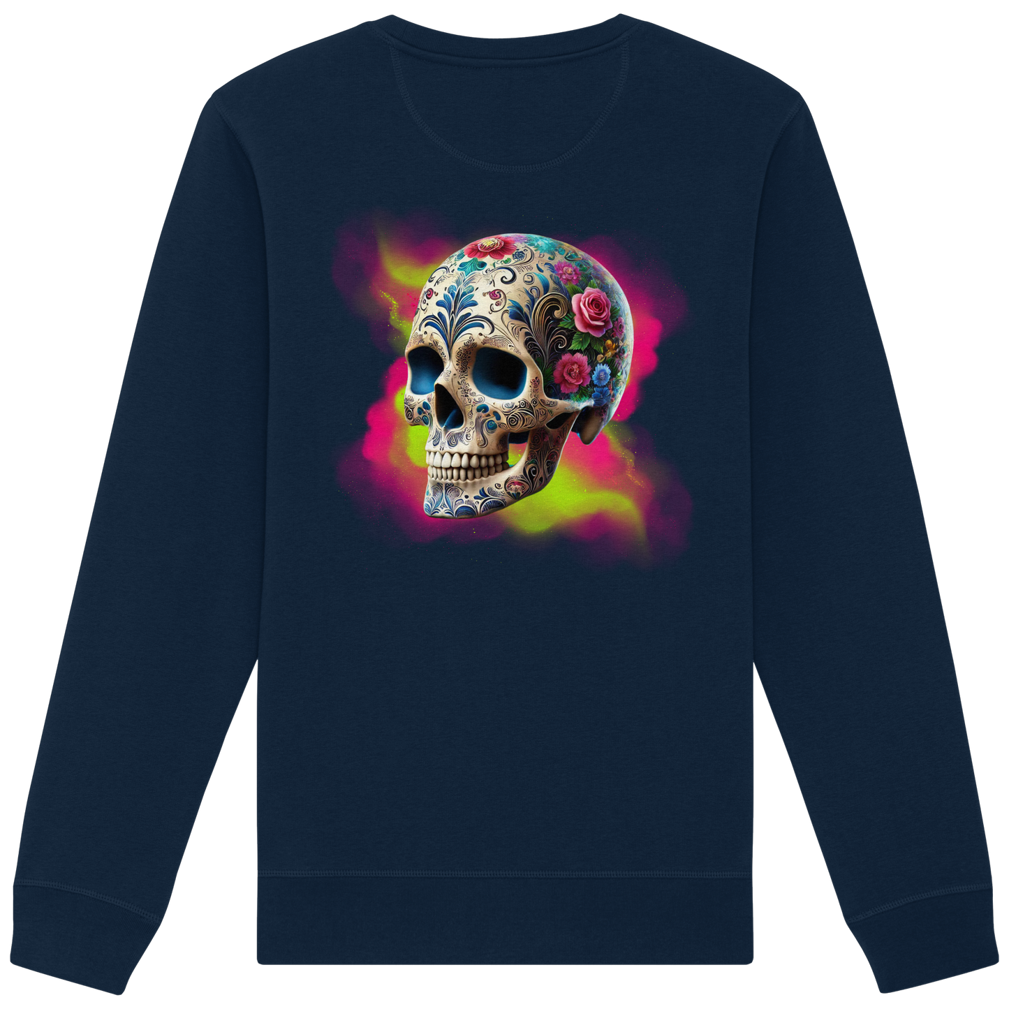 Floral Skull - Organic Sweatshirt