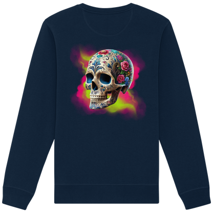 Floral Skull - Organic Sweatshirt