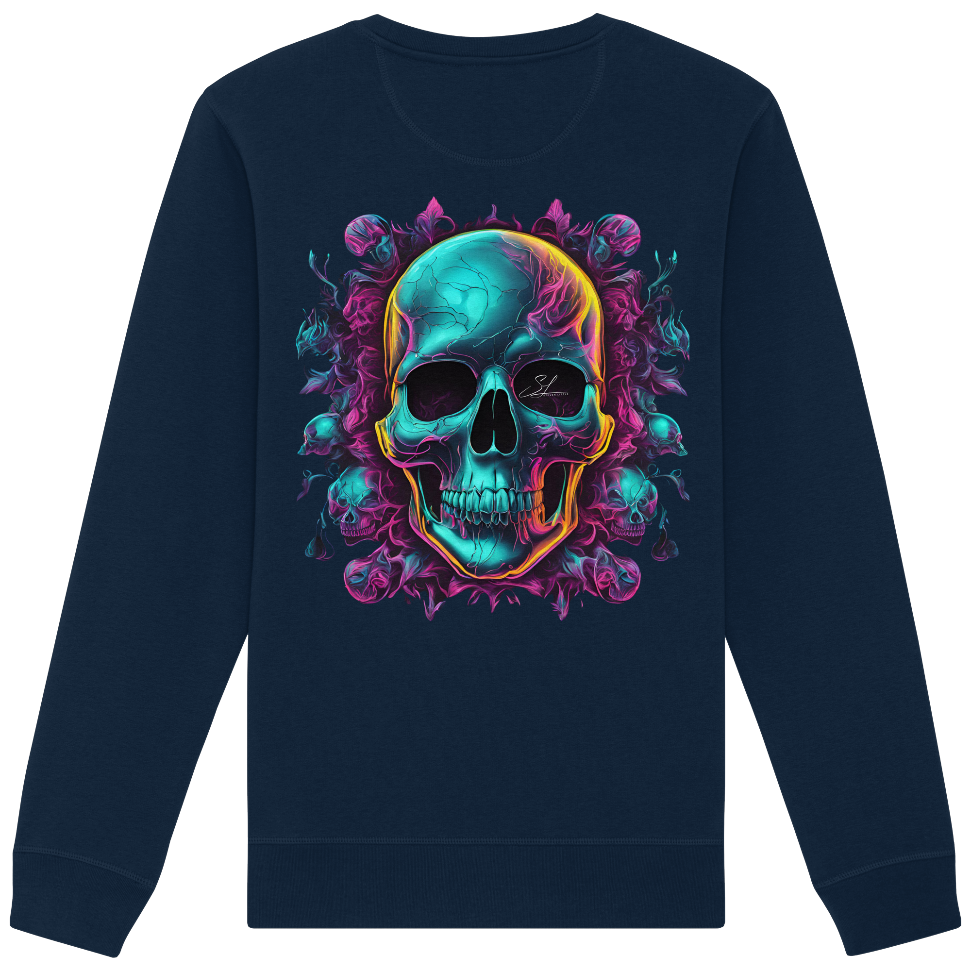 Sweat-shirt bio Crâne Galactique