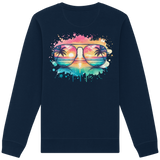 Tropical Sunset Glasses - Organic Sweatshirt