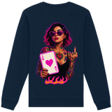 Queen of Hearts - Organic Sweatshirt