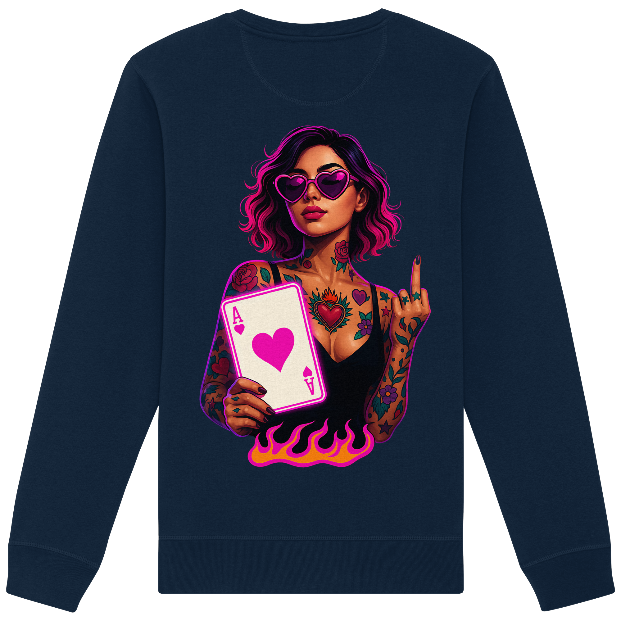 Queen of Hearts - Organic Sweatshirt