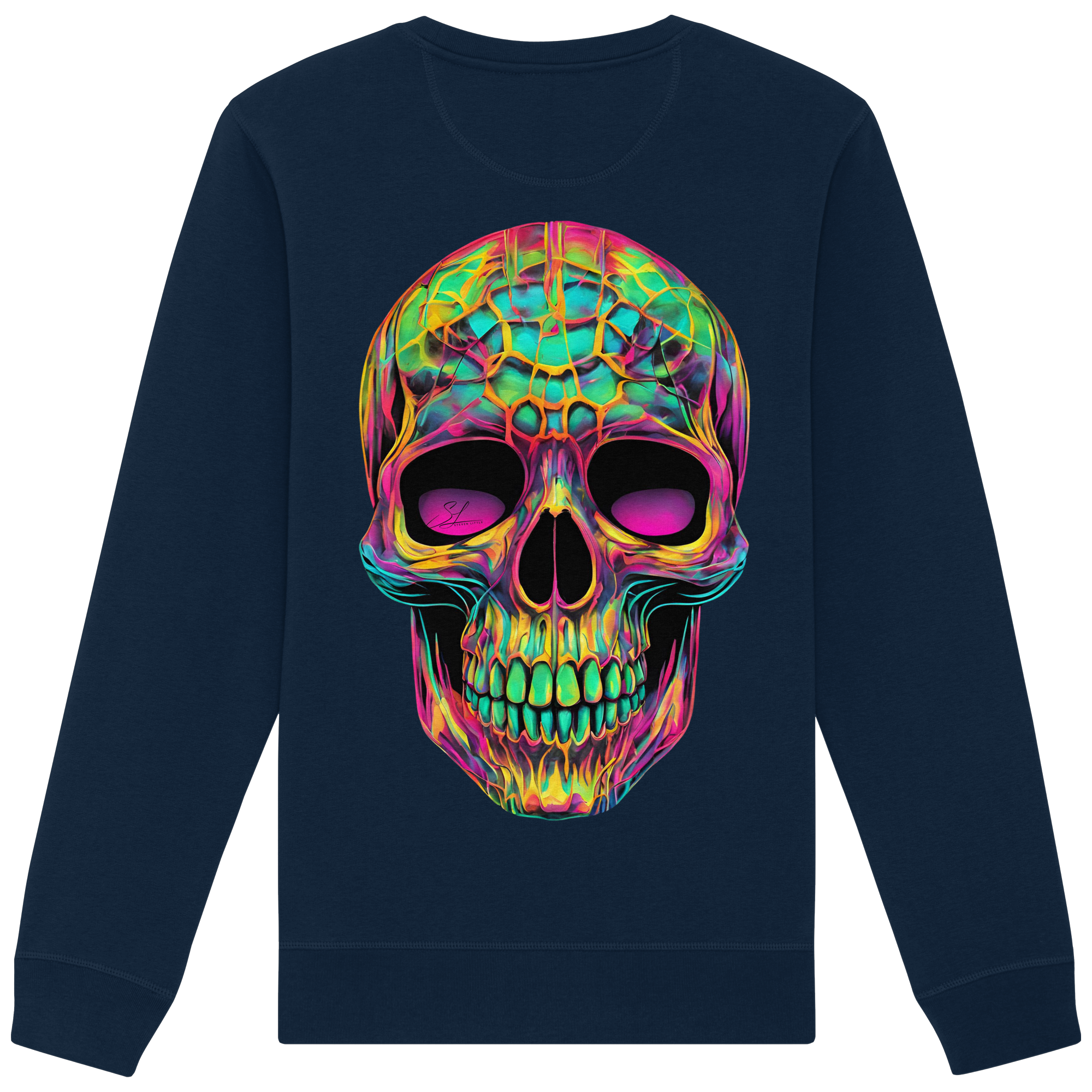 Psychedelic Skull - Organic Sweatshirt