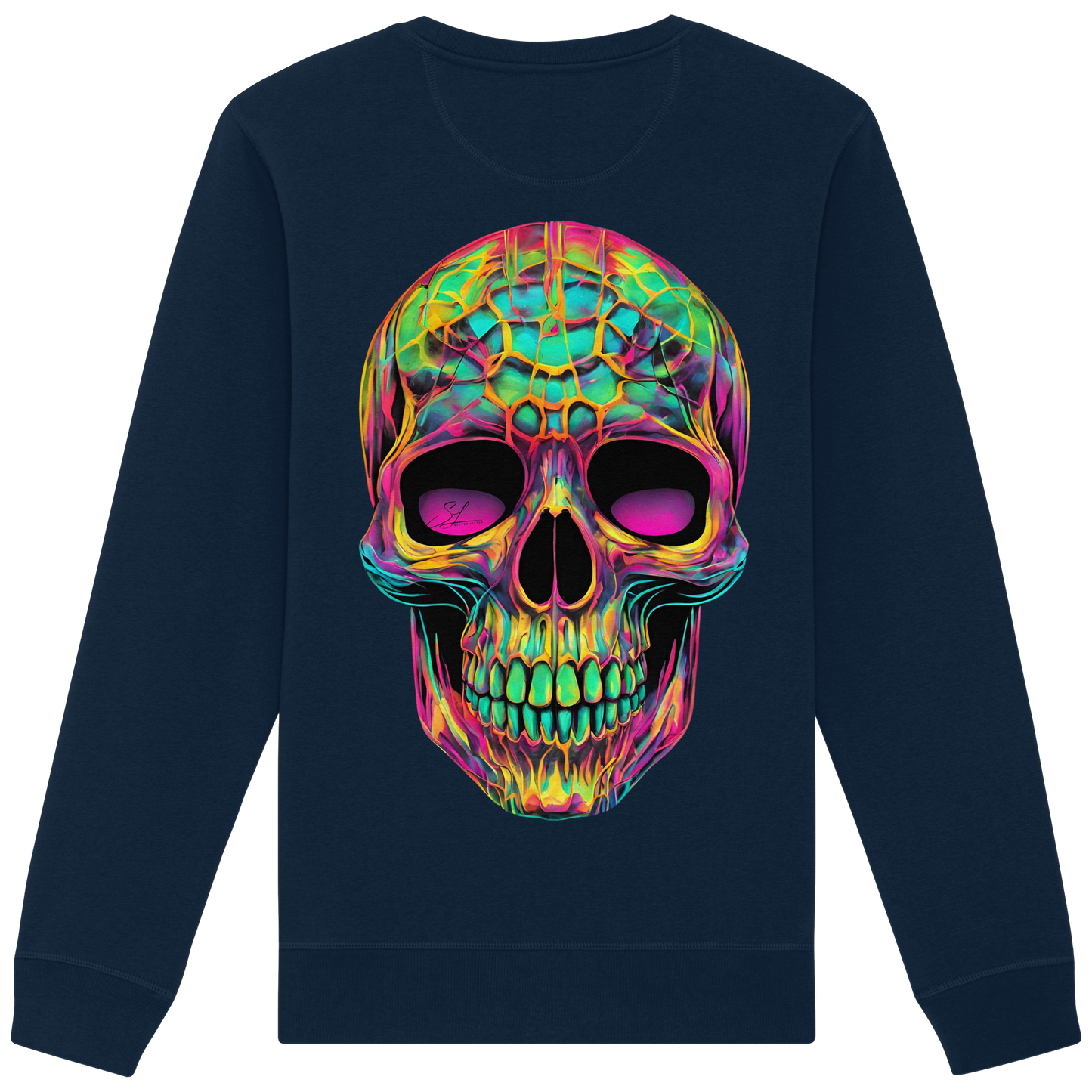 Psychedelic Skull - Organic Sweatshirt