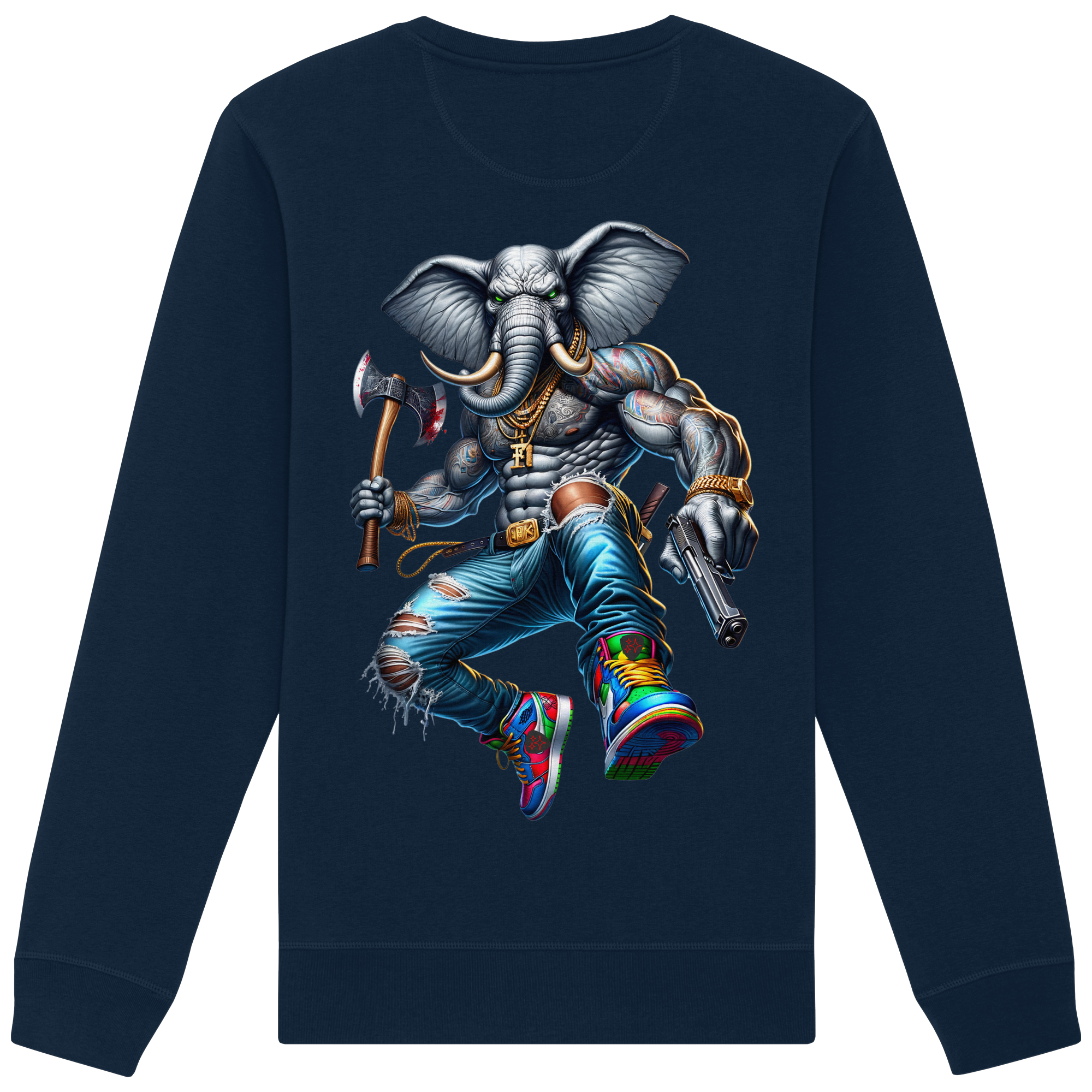 Elephant Warrior - Organic Sweatshirt