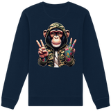 Jungle Ink Monkey - Organic Sweatshirt