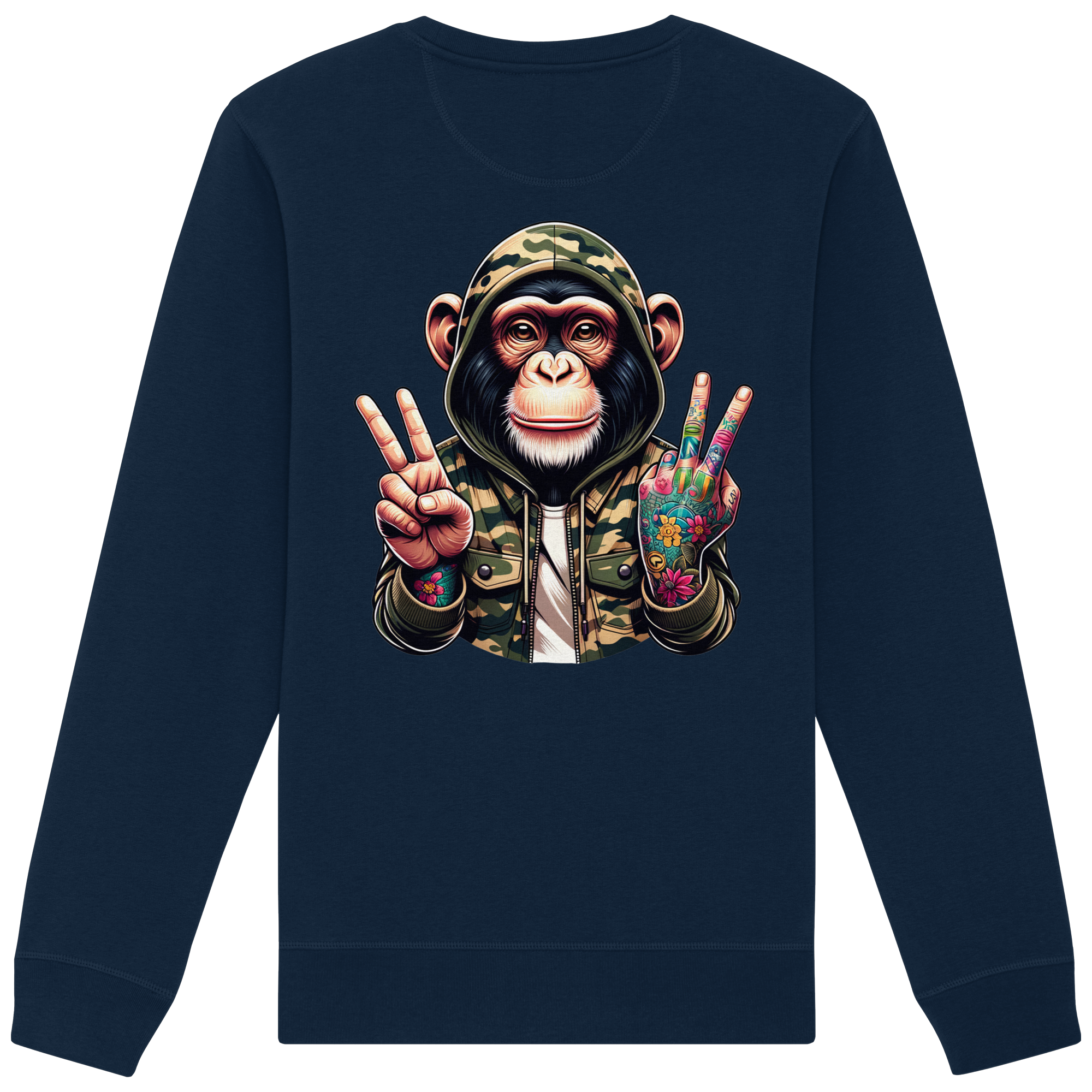 Jungle Ink Monkey - Organic Sweatshirt