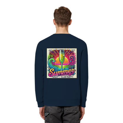 Ambiance fête d'été - Sweat-shirt bio