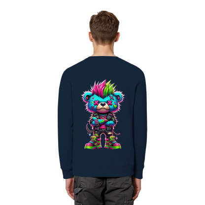 Punk Neon Teddy - Organic Sweatshirt