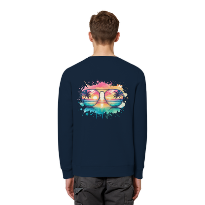 Tropical Sunset Glasses - Organic Sweatshirt