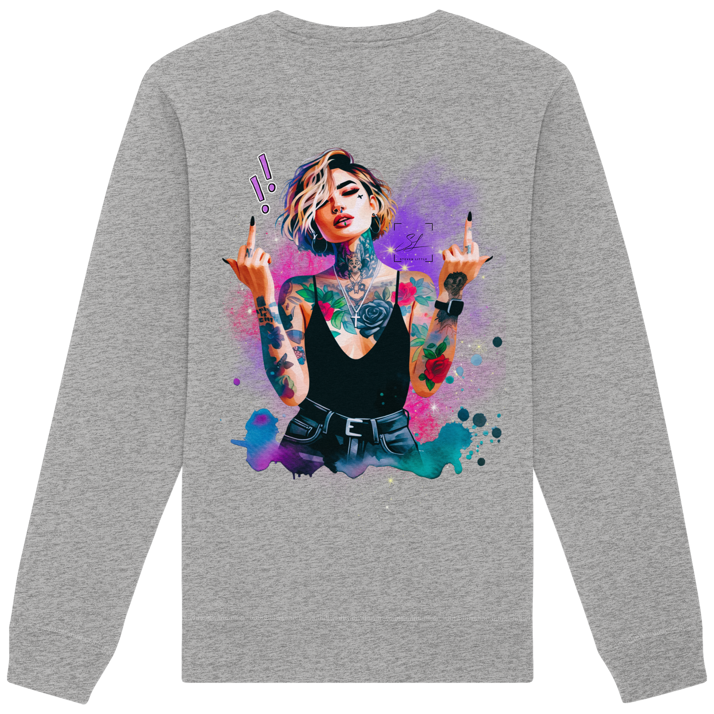 Rebel Rose - Organic Sweatshirt