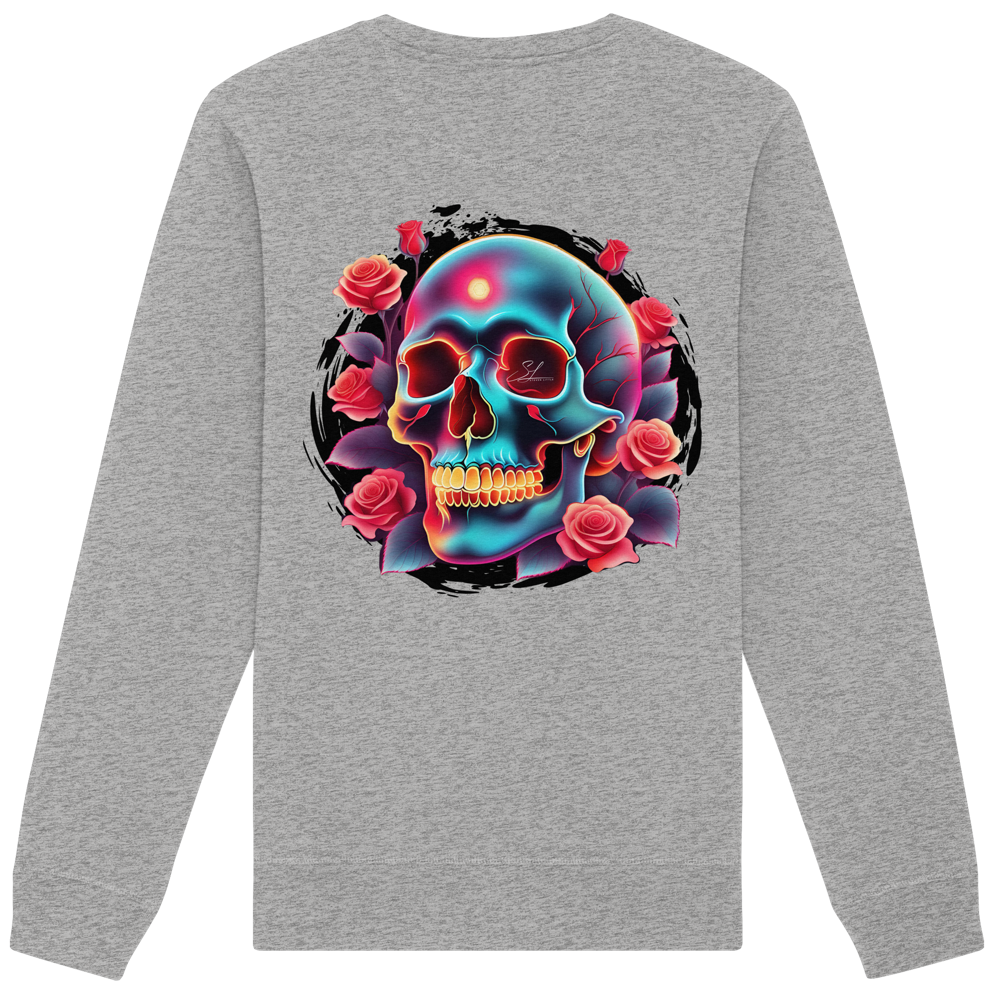 Sweat-shirt bio Glow Skull