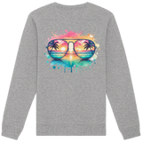 Tropical Sunset Glasses - Organic Sweatshirt