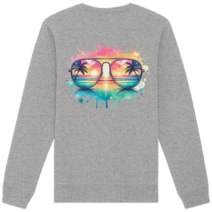 Tropical Sunset Glasses - Organic Sweatshirt