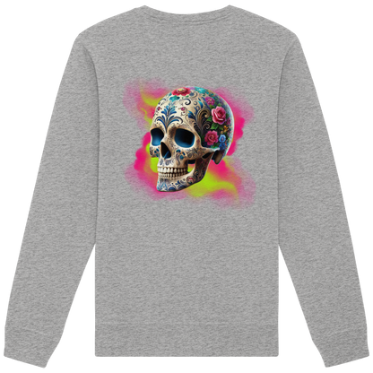 Floral Skull - Organic Sweatshirt