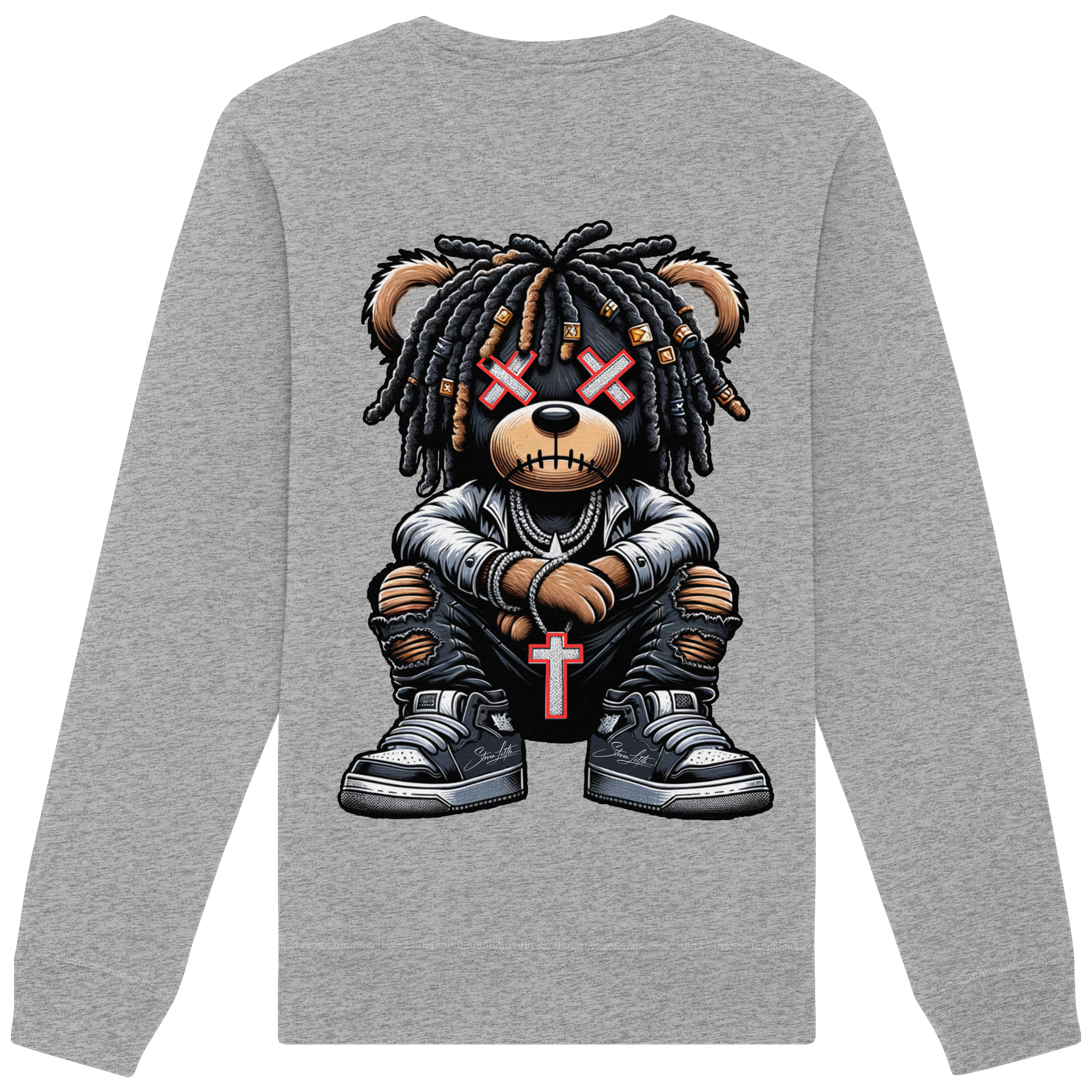 Bad Ass Teddy - Organic Sweatshirt