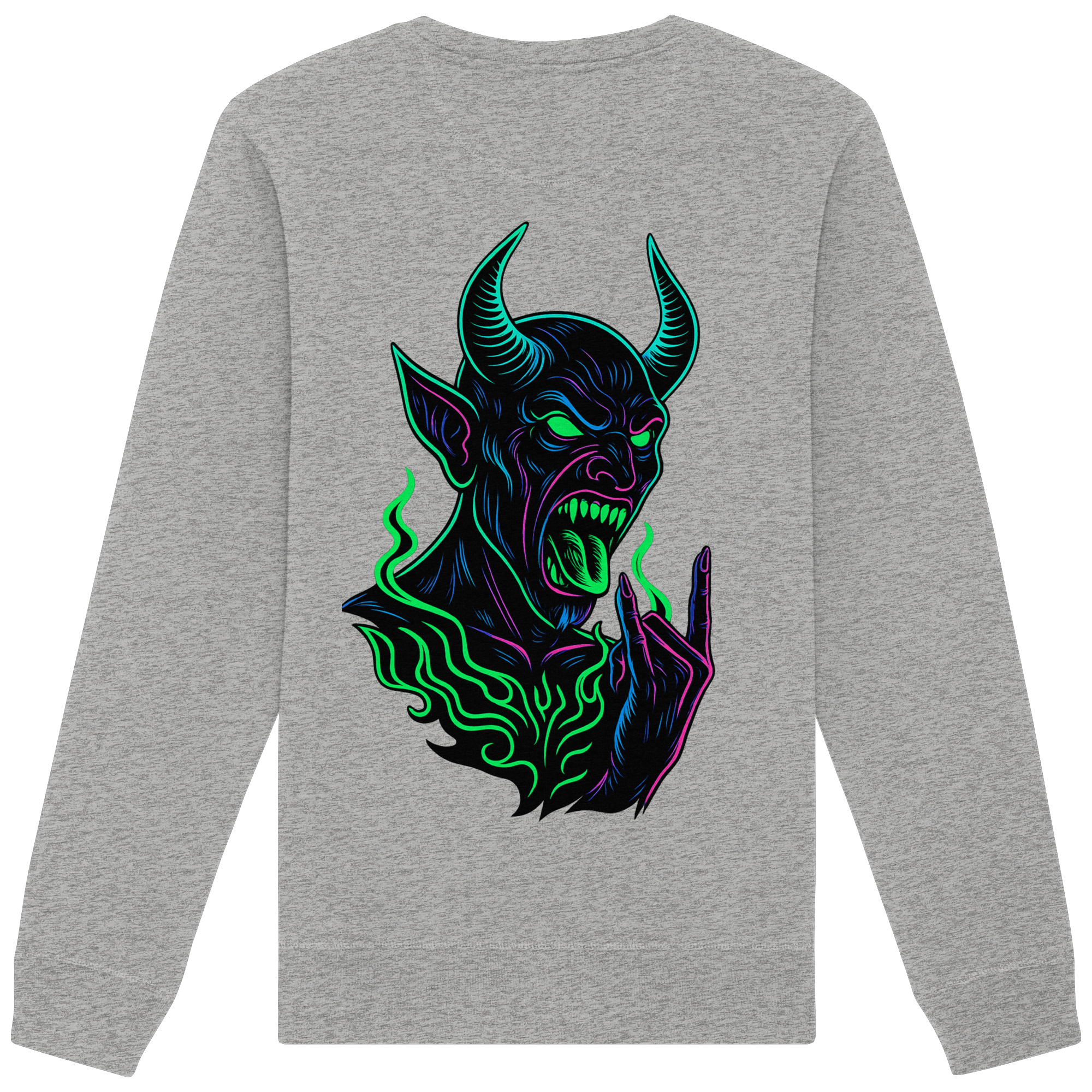 Neon Hellfire - Organic Sweatshirt