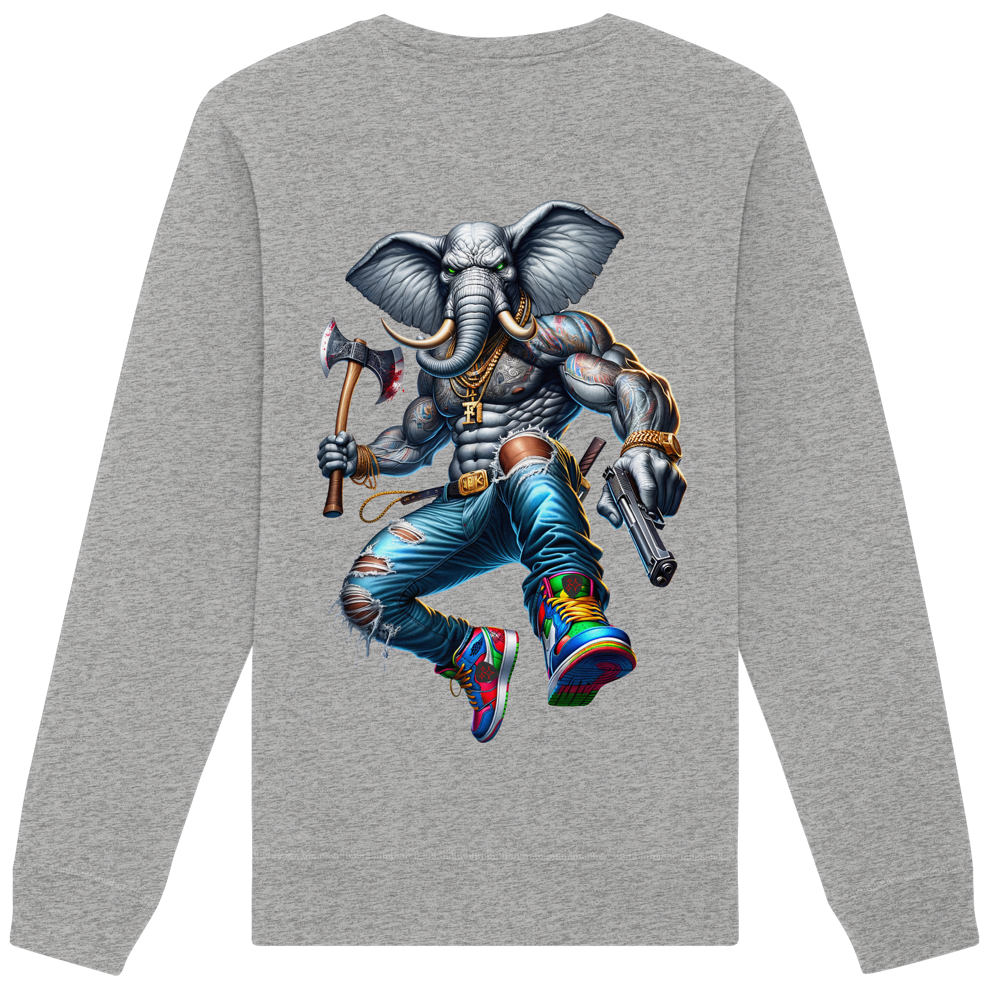 Elephant Warrior - Organic Sweatshirt