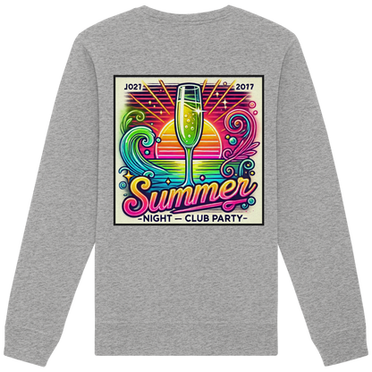 Ambiance fête d'été - Sweat-shirt bio