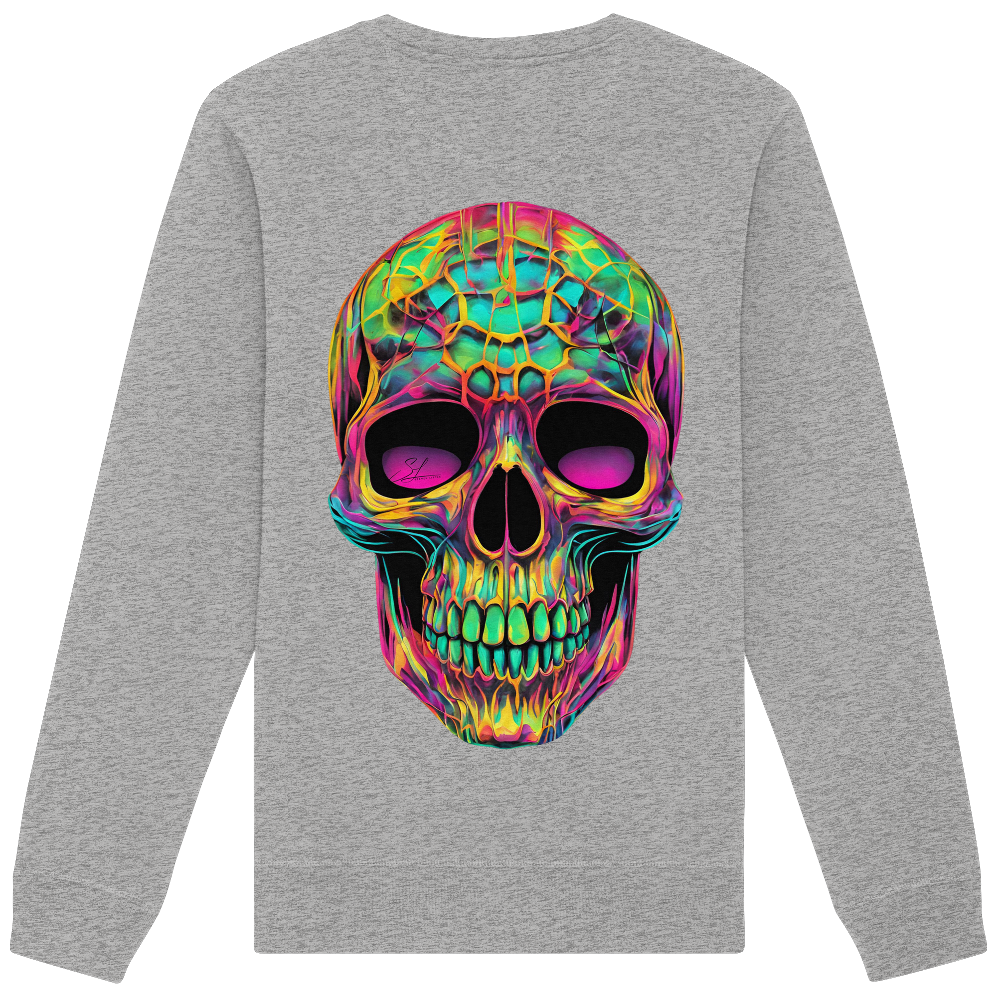 Psychedelic Skull - Organic Sweatshirt