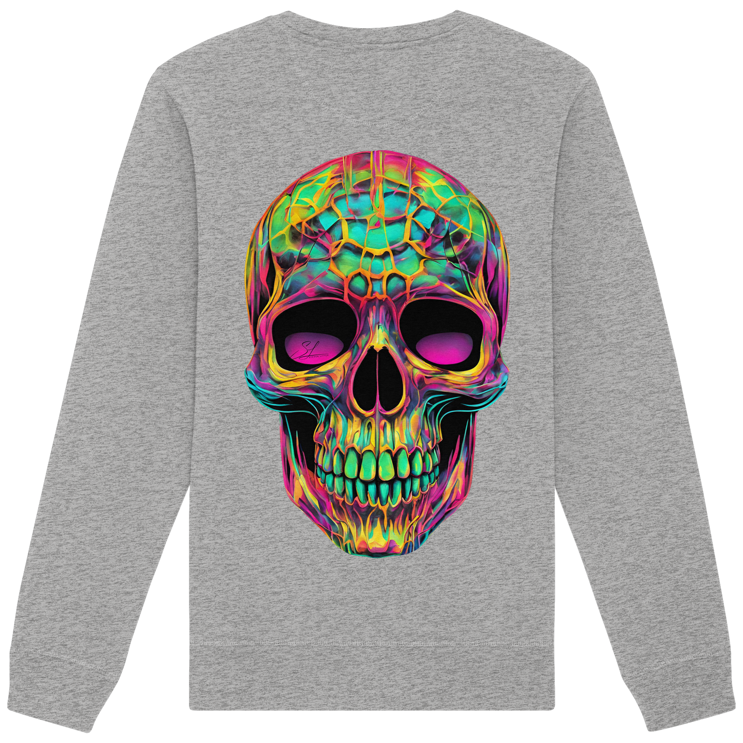 Psychedelic Skull - Organic Sweatshirt