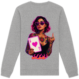 Queen of Hearts - Organic Sweatshirt