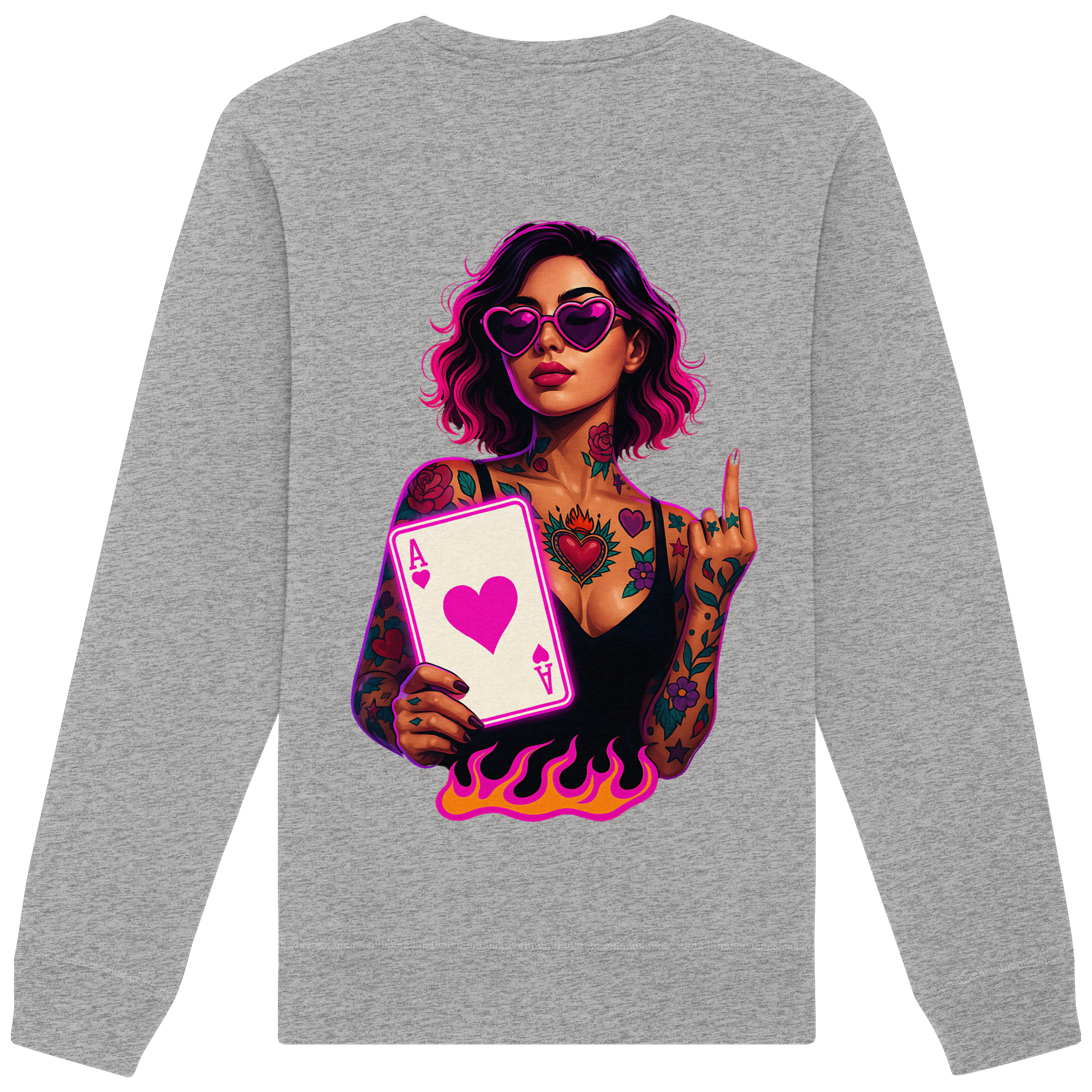 Queen of Hearts - Organic Sweatshirt