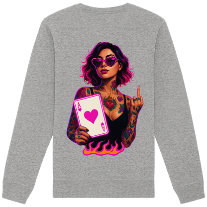 Queen of Hearts - Organic Sweatshirt