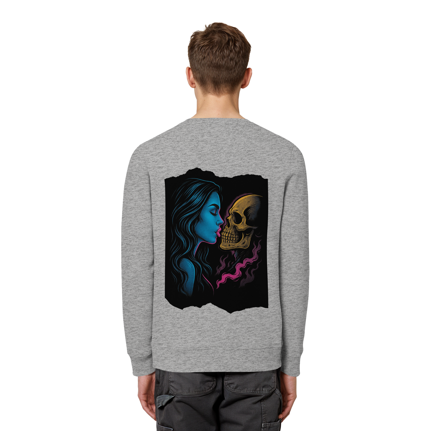 Kissing Skull - Organic Sweatshirt