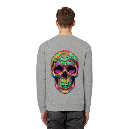 Psychedelic Skull - Organic Sweatshirt