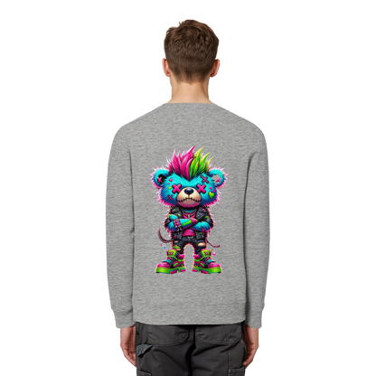 Punk Neon Teddy - Organic Sweatshirt