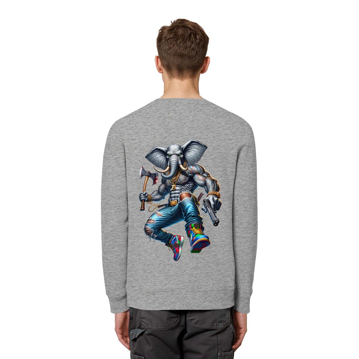 Elephant Warrior - Organic Sweatshirt