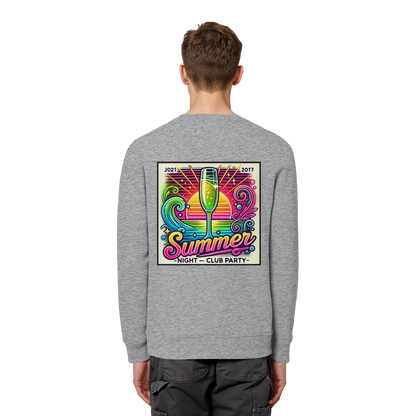 Ambiance fête d'été - Sweat-shirt bio