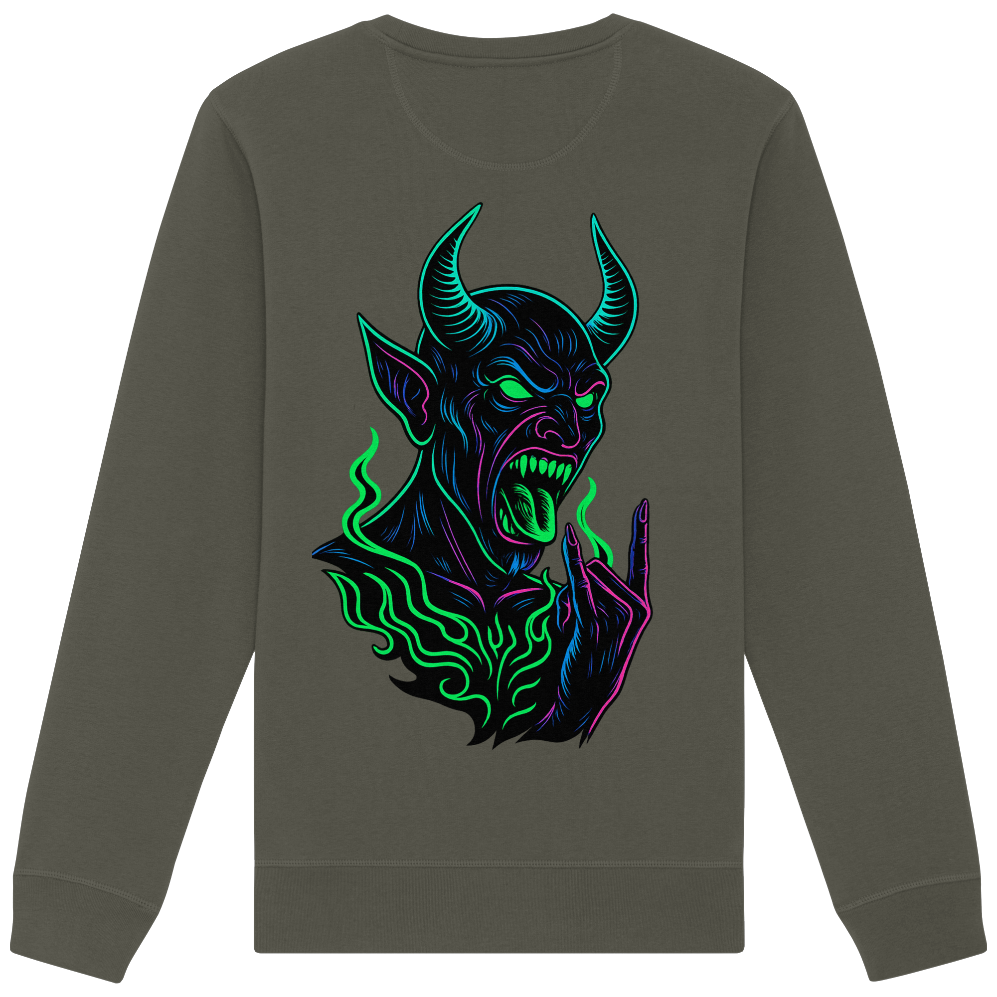 Neon Hellfire - Organic Sweatshirt