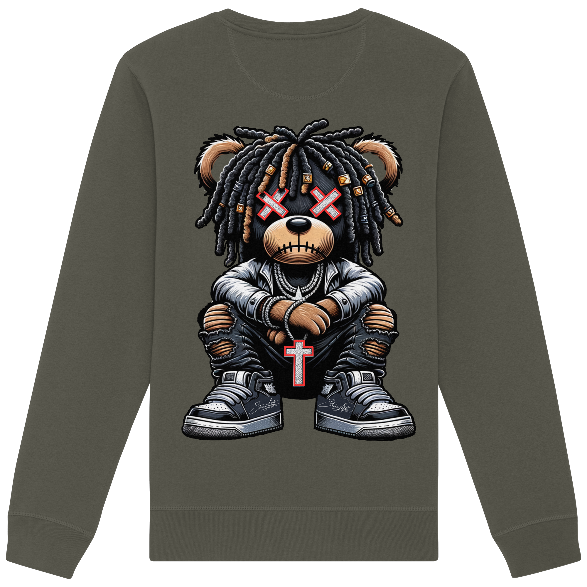 Bad Ass Teddy - Organic Sweatshirt