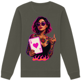Queen of Hearts - Organic Sweatshirt