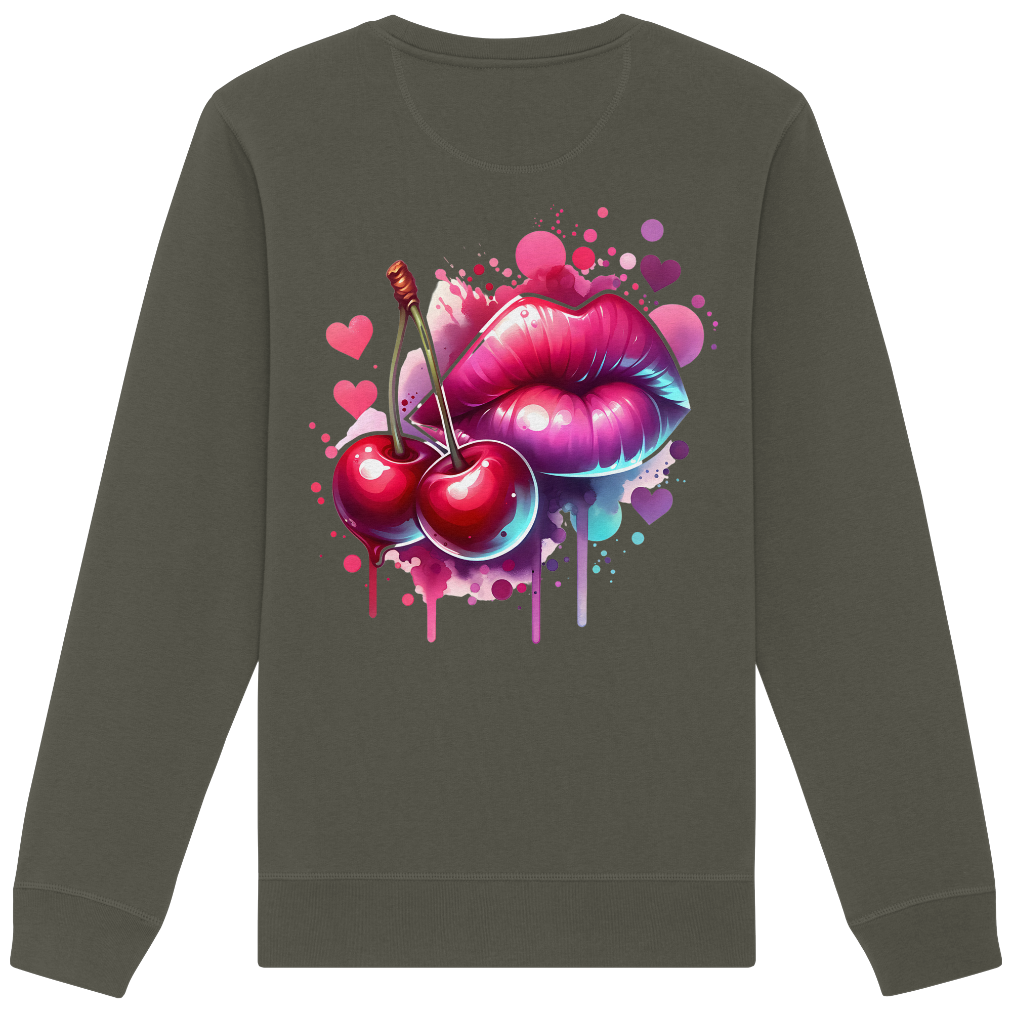 Cherry Kisses - Organic Sweatshirt
