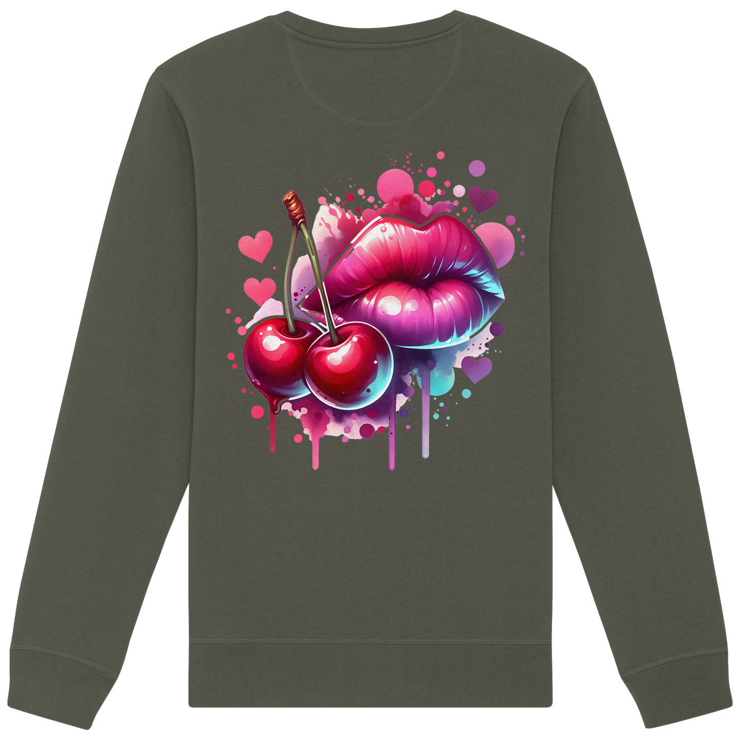 Cherry Kisses - Organic Sweatshirt
