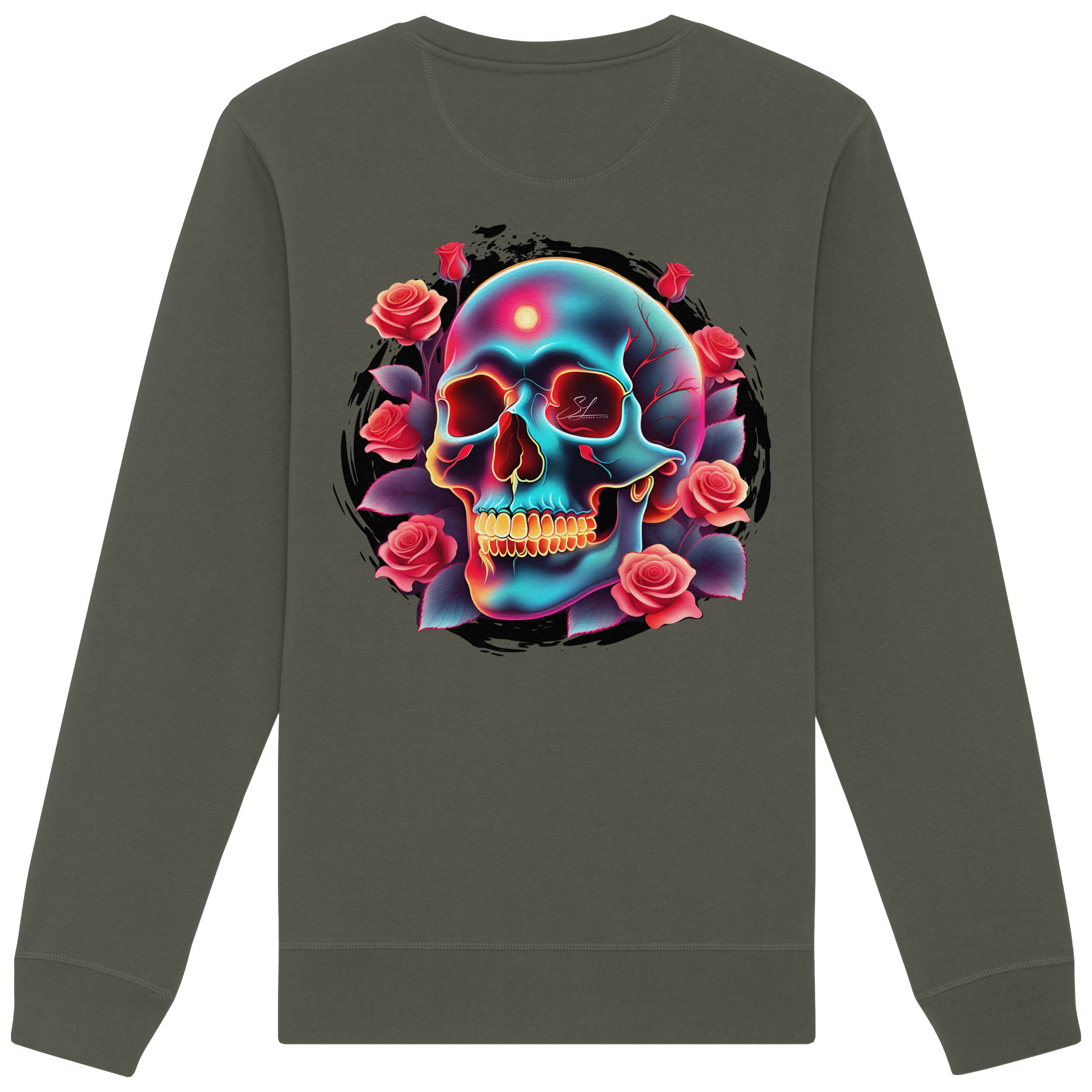 Sweat-shirt bio Glow Skull