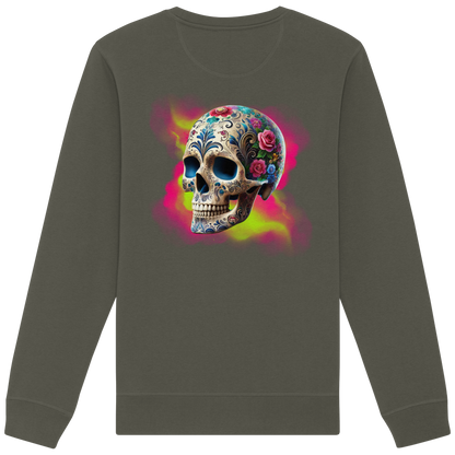 Floral Skull - Organic Sweatshirt