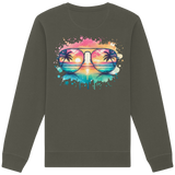 Tropical Sunset Glasses - Organic Sweatshirt