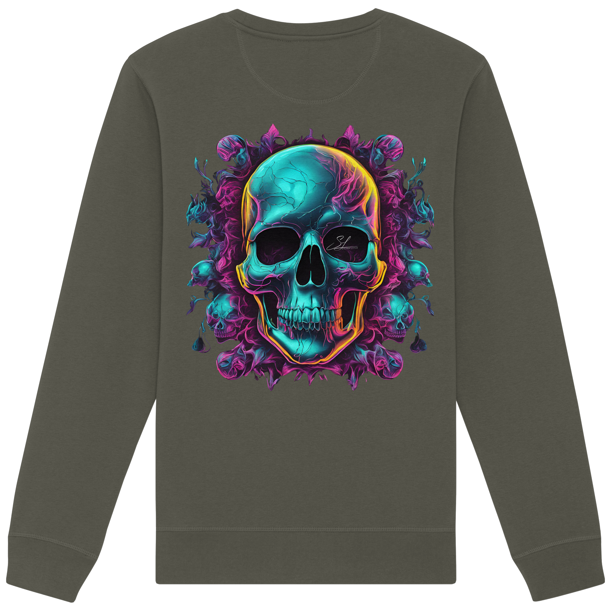 Sweat-shirt bio Crâne Galactique