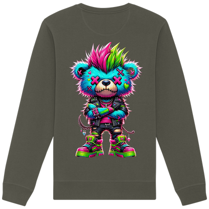 Punk Neon Teddy - Organic Sweatshirt