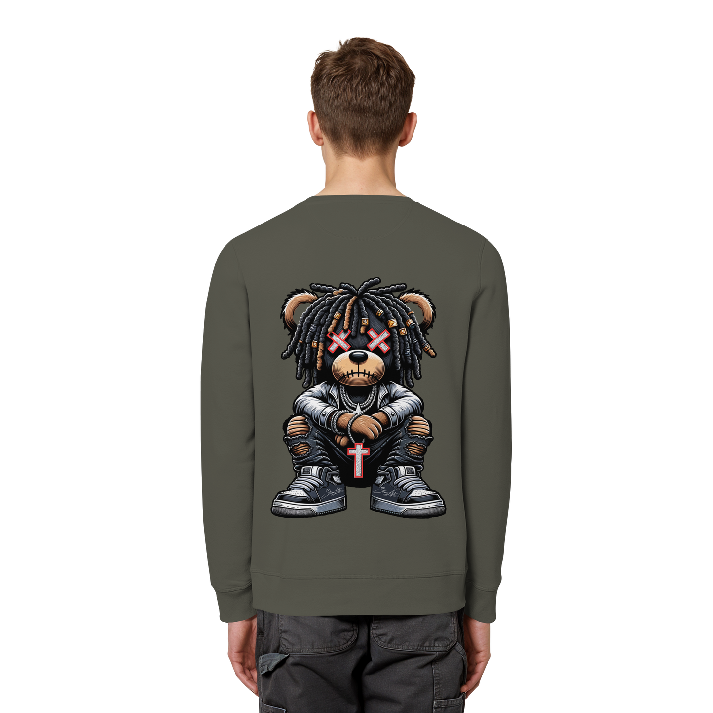 Bad Ass Teddy - Organic Sweatshirt
