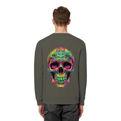 Psychedelic Skull - Organic Sweatshirt
