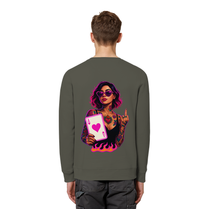 Queen of Hearts - Organic Sweatshirt