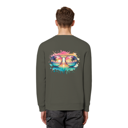 Tropical Sunset Glasses - Organic Sweatshirt