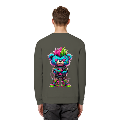 Punk Neon Teddy - Organic Sweatshirt