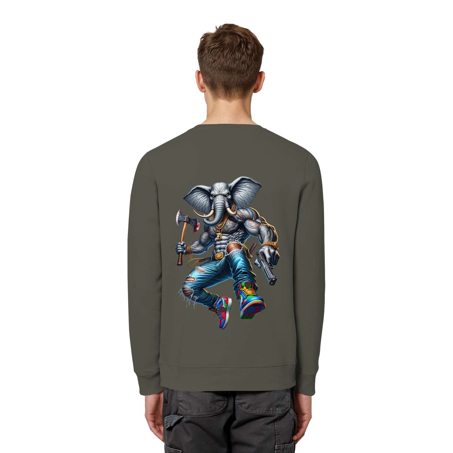 Elephant Warrior - Organic Sweatshirt